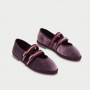 <span class=keywords><strong>Scarpe</strong></span> <span class=keywords><strong>Mary</strong></span> <span class=keywords><strong>Jane</strong></span> Personalizzate da <span class=keywords><strong>Donna</strong></span> in Velluto con Doppio Cinturino Comode alla Moda di Alta Qualità Ballerine da <span class=keywords><strong>Donna</strong></span> - Product Image 4
