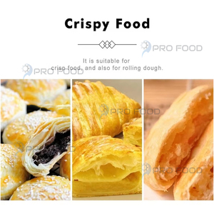 Venta al por mayor eléctrica de acero inoxidable croissant pastelería Sheeter panadería masa Sheeter para hojaldre masa rodillo hojaldre masa - Product Image 4