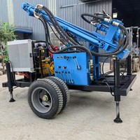 Machine de forage hydraulique et pneumatique à double usage KY300S, pompe à boue pour forage de puits de 300 m, moteur de carottage