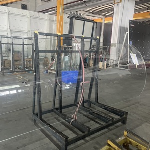 Verre de sécurité incurvé de qualité supérieure et sécurisé, verre trempé thermoformé pour les projets de stores pare-soleil et de murs-rideaux - Product Image 2