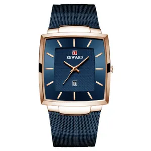 REWARD 62009 Relojes de Moda para Hombre, Nuevo Reloj de Pulsera de Cuarzo de Acero Inoxidable, Resistente al Agua, para Hombre, Relojes, Reloj Masculino - Product Image 1