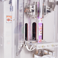 Machine d'emballage automatique à 3 niveaux, pour grains, riz, noix, sucre d'arachide, café, haricots, fruits secs, remplissage en sachet, à échelle électronique