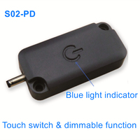Interrupteur détecteur de porte de meuble led IR, sans fil, pour armoire