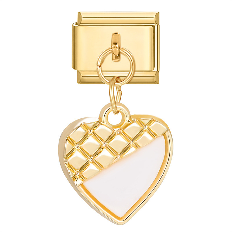 YWXH-51-Pendentif fond doré amour 4
