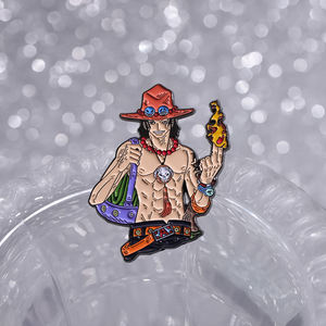 Pin Bros One Piece Sming Pins, Bros Enamel Tengkorak Luffy, Pin Enamel Trafalgar, Pin Kerah, Lencana, Dekorasi untuk Topi, Pakaian, dan Tas Ransel - Product Image 1