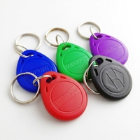 Porte-clés RFID portable personnalisé pour système de contrôle d'accès résidentiel, fonction carte de visite, en ABS