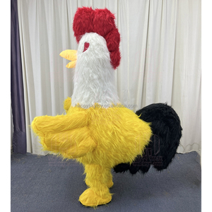 Costume <span class=keywords><strong>gonflable</strong></span> jaune de mascotte de <span class=keywords><strong>coq</strong></span> Costume de coup d'air de poulet de <span class=keywords><strong>coq</strong></span> de 2m pour le spectacle de représentation publicitaire - Product Image 2