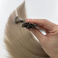 Extensiones de cabello humano Nano Ring 100 cabello humano rubio oscuro Super doble dibujado 22 pulgadas cutícula Remy cabello humano listo para enviar