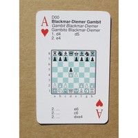 Cartes à Jouer en Papier sur le Thème des Ouvertures d'Échecs : 52 Variations d'Ouvertures avec 54 Cartes – Jeu de Cartes Anglais, Espagnol, Français