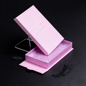 Eyelash Packaging Box Supplier Customized Lash Books 5 Pairs Wholesale <b>Empty</b> Lash <b>Boxes</b> Mirror Matt Lamination Cosmetic - Product Image 1