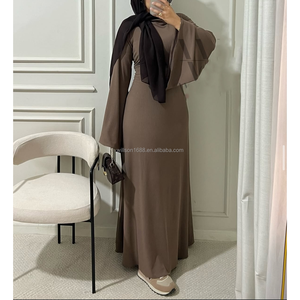 Abito Abaya Elegante e Modesto Willson, Vestibilità Comoda, <span class=keywords><strong>Abbigliamento</strong></span> Islamico Casual <span class=keywords><strong>Chic</strong></span> per Ogni Giorno - Product Image 1