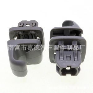 Sun Visor <b>Clips</b> 7434833040B0 For Toyota Prado Highlander Camry Nylon Gray Beige - Product Image 4