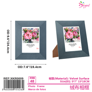 Moderno 13*18CM marco de fotos vidrio plástico madera y metal con estilo de diseño de uso de póster - Product Image 1