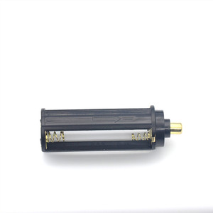 3Aaa Battery Holder Black Plastic With Spring Contact For <b>Led</b> <b>Flashlight</b> 3 Cell Cylindrical Battery Rack - Product Image 4