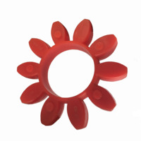 Couplage élastique à amortissement en forme de fleur de prunier, couplage personnalisé avec joint en PU pour machine