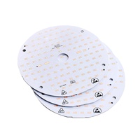 Module LED Limonlite SMD 2835 120 LED Rond Haute Puissance Blanc Chaud 220V Base en Aluminium pour PCB & PCBA