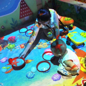 Jeux actifs avec projecteur personnalisé, projection océanique, vie <span class=keywords><strong>marine</strong></span>, thème plage, projection de piscine de sable pour château gonflable intérieur - Product Image 1