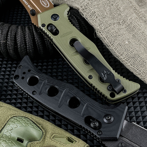 Couteau de poche pliable BM-MINI Adamas 273, couteau de survie pour le camping, la chasse, multi-usages, bricolage, industriel, portable, extérieur - Product Image 3