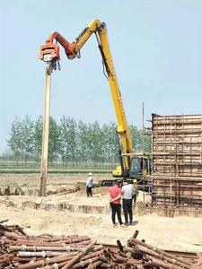 حفارة شنت مدق ركائز هيدروليكي تهتز فيبرو مطرقة ورقة مدق خوازيق كومة سائق - Product Image 6