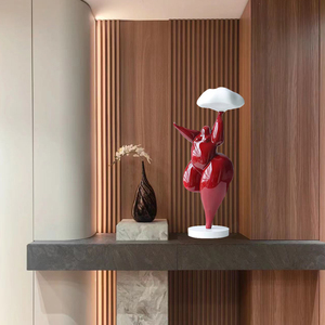 Tượng điêu khắc nghệ thuật người phụ nữ béo phong cách hiện đại Fernando Botero, thiết kế trừu tượng, chất liệu nhựa tổng hợp sợi thủy tinh, dùng trang trí nhà cửa, tượng phụ nữ khỏa thân - Product Image 2