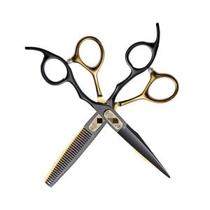 Hairdressing Scissors Set 6 Inch 9cr13 Stainless Steel Professional Barber Hair Styling Tools Thinning Shears Flat Shears - Product Image 1