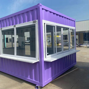 Sitio de construcción 20Ft Casass Prefabric Flat Pack Indonesia Modular Sea Container House Container Office Kiosk para la venta - Product Image 5