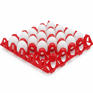 AYTAV Durable <b>Eco</b>-Friendly CPET PP Pulp-Moulded <b>Egg</b> Tray 20 Turkey/Duck <b>Eggs</b> 30x30x5.5cm 140g Safe Transportation All Seasons - Product Image 2