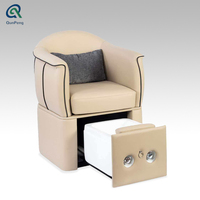 Qunpeng Nouvelle Arrivée Luxe Fauteuil de Spa Pliable en Cuir Réglable pour Hydrothérapie, pour Salons, Barbiers, Centres Commerciaux et Spas Haut de Gamme