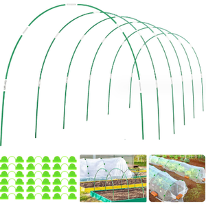 Support en fibre bricolage plantes soutien pieux de jardin plante de jardin pour jardin plante support cerceaux cadre serre cerceaux - Product Image 1