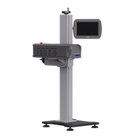Machine de marquage laser CO2 volante 40W pour ligne de production à haute vitesse