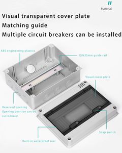 سلسلة HT 2/3/5/8/12/15/18/24WAY PC صندوق مفاتيح كهربائية خارجية IP65 - Product Image 5