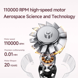 Bıçaksız yüksek hızlı saç kurutma makinesi ile akıllı dilsiz Motor büyük rüzgar enerjisi kuaför kurutma otel açık seyahat kullanımı - Product Image 5