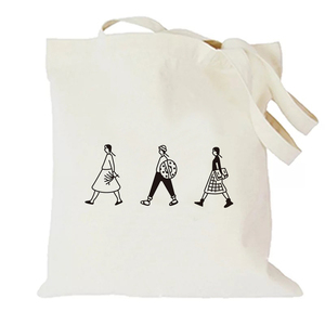 Sac fourre-tout réutilisable écologique en toile de coton avec logo personnalisé imprimé - Product Image 6