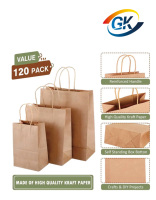 Bolsas de Papel Multifuncionales Ecológicas de Lujo para Alimentos y Ropa, Impresión Digital Personalizada con su Propio Logotipo