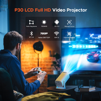 Mini projecteur vidéo de jeu portable 720P Android 11 120ANSI BT Wifi idéal pour le cinéma maison jeu Camping projecteur de film en plein air