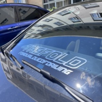 Autocollants de transfert pour pare-brise de voiture en PVC avec logo personnalisé résistant aux UV et aux intempéries, autocollants pour vitres de voiture, autocollants en vinyle pour voiture