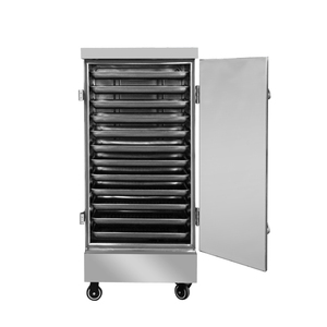 Machine électrique commerciale de vapeur de riz de porte simple avec la source d'énergie de gaz de 12 plateaux pour des hôtels et des restaurants - Product Image 1