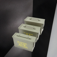 Stock disponible, utilisations multiples, vente chaude aux États-Unis et en Europe, étui de rangement tactique en fer pour munitions calibre .30 M19A1, étanche à la poussière