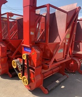 Moissonneuse-broyeuse agricole EXW pour ensilage avec broyage et recyclage de la paille et des grains de maïs, moteur haute productivité