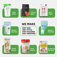 Sachet Doypack refermable thermoscellable à finition mate avec fenêtre transparente, imprimé sur mesure, pour noix, épices et aliments secs