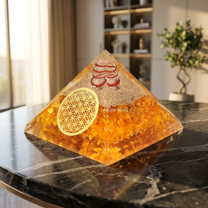 MOIN AGATE Lotus Symbol Mascot Agate Pyramid Gemstone Figurine European Home Decoration Feng Shui Style Environmentally Friendly - Product Image 3