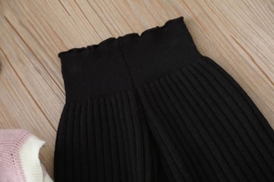 Ensemble de deux pulls en tricot pour filles, printemps-hiver, nouveau pull rayé à col rond pour filles - Product Image 6