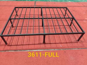 Iron <b>Metal</b> Durable Foldable Adjustable <b>Platform</b> <b>Bed</b> <b>Frame</b> Queen Size Modern Design for Bedroom School Apartment Hotel Hospital - Product Image 2