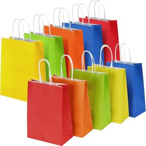 Custom Recyclable Kraft Paper Bag With Your Own Logo, Custom Shopping Paper Bag for Food With Handle - Product Image 1