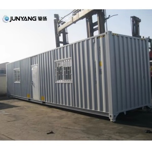 บ้านคอนเทนเนอร์เหล็กคอร์เทนขนาด 40 ฟุต (40'HC) สำหรับใช้เป็นบ้าน สำนักงาน ห้องนอน หรือวิลล่า - สภาพดี มือสอง ความจุ 76.0 ลูกบาศก์เมตร - Product Image 1