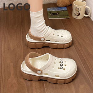 Bricolage sabots chaussures pour femmes en plein air décontracté dames pantoufles plate-forme talons maison pantoufles infirmière chaussures multicolore sabots - Product Image 2