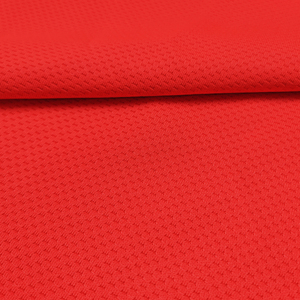 Pemasok Cina kain mata burung poliester harga Per Meter, kedatangan baru kain jala lubang tali ganda Solid untuk dijual - Product Image 2