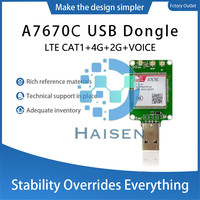A7670C-LNNV berkualitas tinggi HAISEN SIMCOM A7670C USB Dongle LTE CAT1 + 4G Modem modul Global A7670C A7670 a7670c 7670c