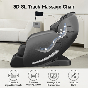 Ein-Knopf-Zero-Gravity-3D-Massagegerät mit SL-Schiene, 6 automatischen Programmen, 6 Techniken und Taillenheizung - Product Image 2