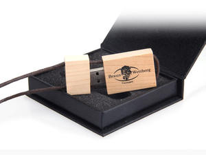 Artículos de regalo promocionales Unidad flash USB de madera Memoria USB de boda con cordón 2GB 4GB 8GB 16GB 32GB 64GB 128GB 256GB 512GB - Product Image 5